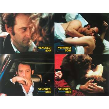 Friday NIGHT Original Lobby Cards - 9x12 in. - 2002 - Claire Denis, Valérie Lemercier