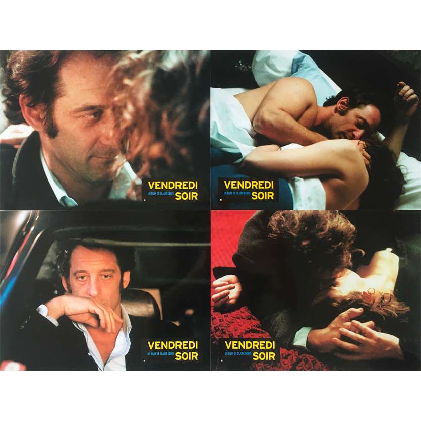 Friday NIGHT Original Lobby Cards - 9x12 in. - 2002 - Claire Denis, Valérie Lemercier