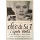 CLEO DE 5 A 7 Affiche de film  - 60x80 cm. - 1962 - Corinne Marchand, Agnès Varda