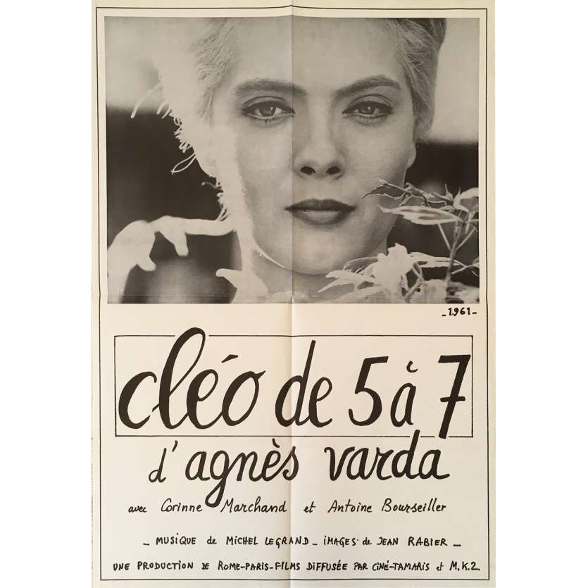 CLEO DE 5 A 7 Affiche de film - 60x80 cm. - 1962 - Corinne Marchand, Agnès Varda