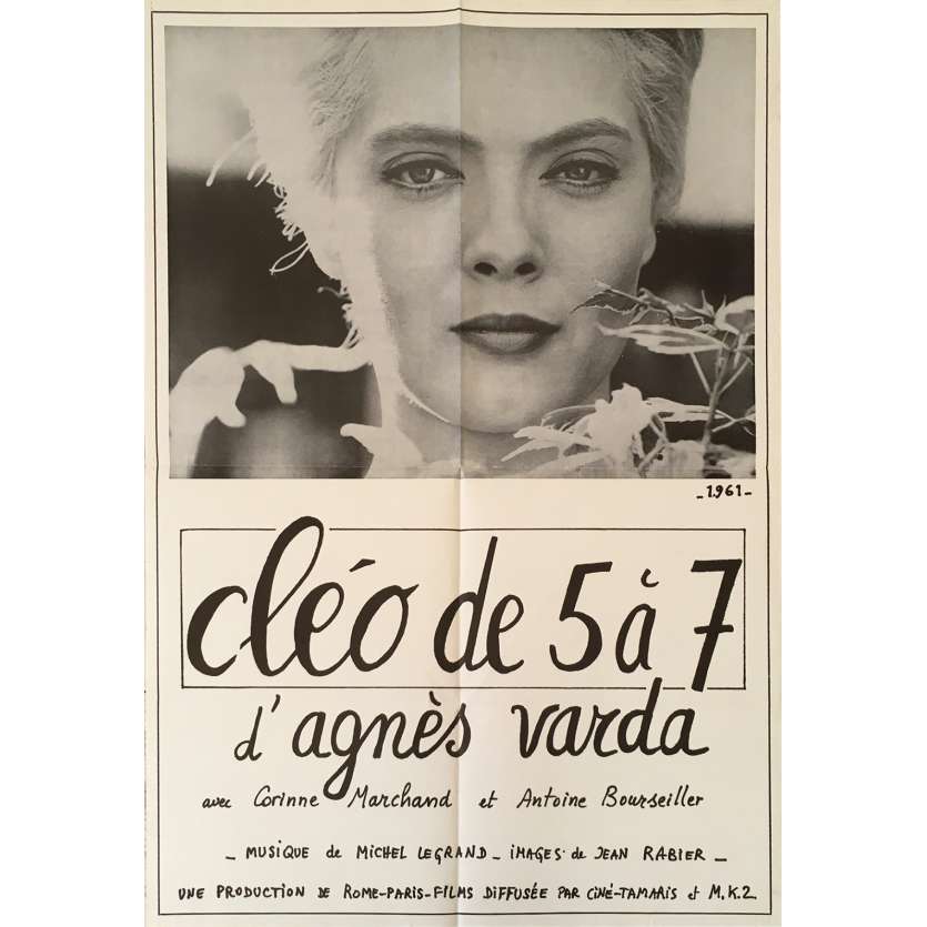 CLEO DE 5 A 7 Affiche de film  - 60x80 cm. - 1962 - Corinne Marchand, Agnès Varda