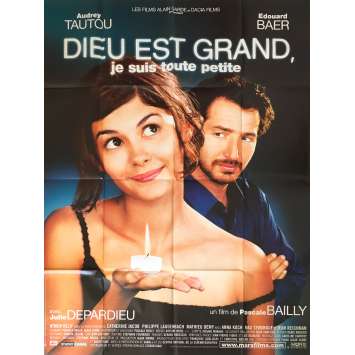 DIEU EST GRAND JE SUIS TOUTE PETITE Original Movie Poster - 47x63 in. - 2001 - Pascale Bailly, Audrey Tautou