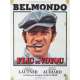 COP OR HOOD Original Movie Poster  - 15x21 in. - 1979 - Georges Lautner, Jean-Paul Belmondo