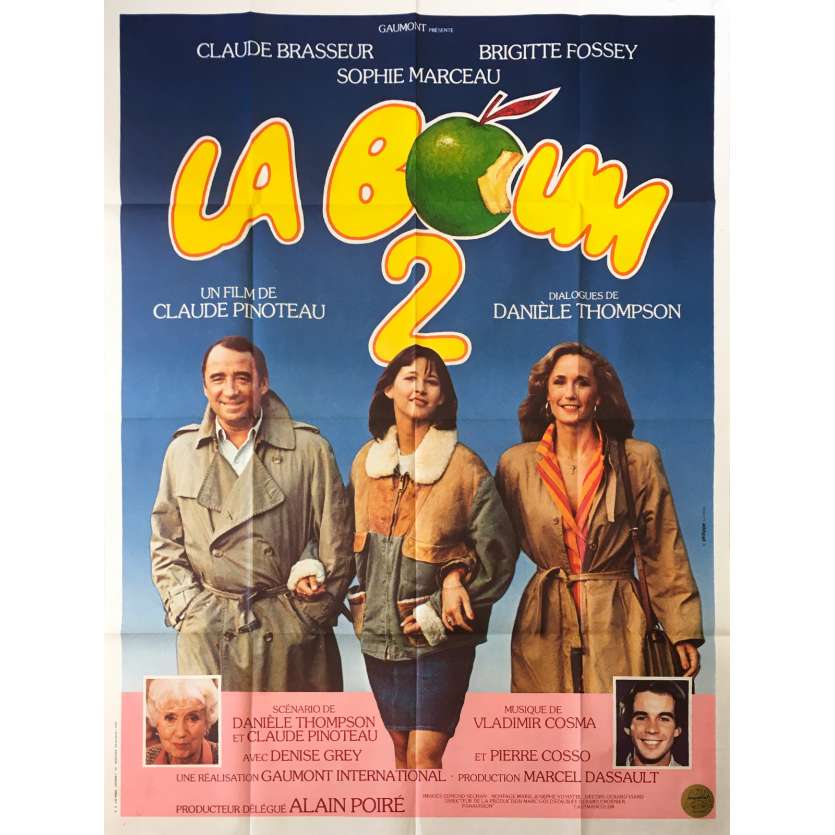LA BOUM 2 Affiche de film  - 120x160 cm. - 1982 - Sophie Marceau, Claude Pinoteau