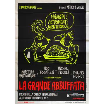 THE BIG FEAST Original Movie Poster - 55x70 in. - 1973 - Marco Ferreri, Marcello Mastroianni THE BIG FEAST Original Movie Poster - 55x70 in. - 1973 - Marco Ferreri, Marcello Mastroianni