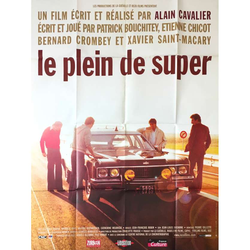 FILL'HER UP WITH SUPER Original Movie Poster - 47x63 in. - 1976 - Alain Cavalier, Patrick Bouchitey