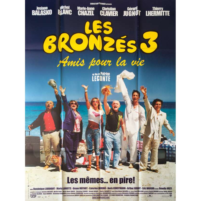 FRENCH FRIED VACATIONS 3 Original Movie Poster - 47x63 in. - 2006 - Patrice Leconte, Le Splendid