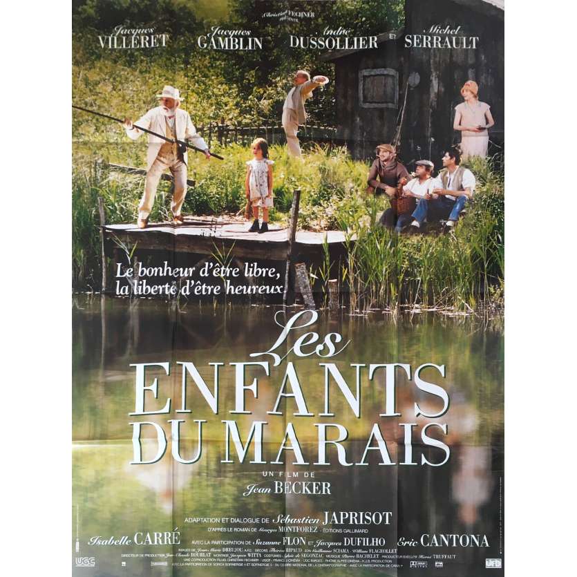THE CHILDREN OF THE MARSHLAND Original Movie Poster  - 47x63 in. - 1999 - Jean Becker, Michel Serrault