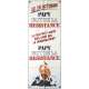 GRAMPS IN THE RESISTANCE Original Movie Poster  - 23x63 in. - 1983 - Jean-Marie Poiré, Christian Clavier