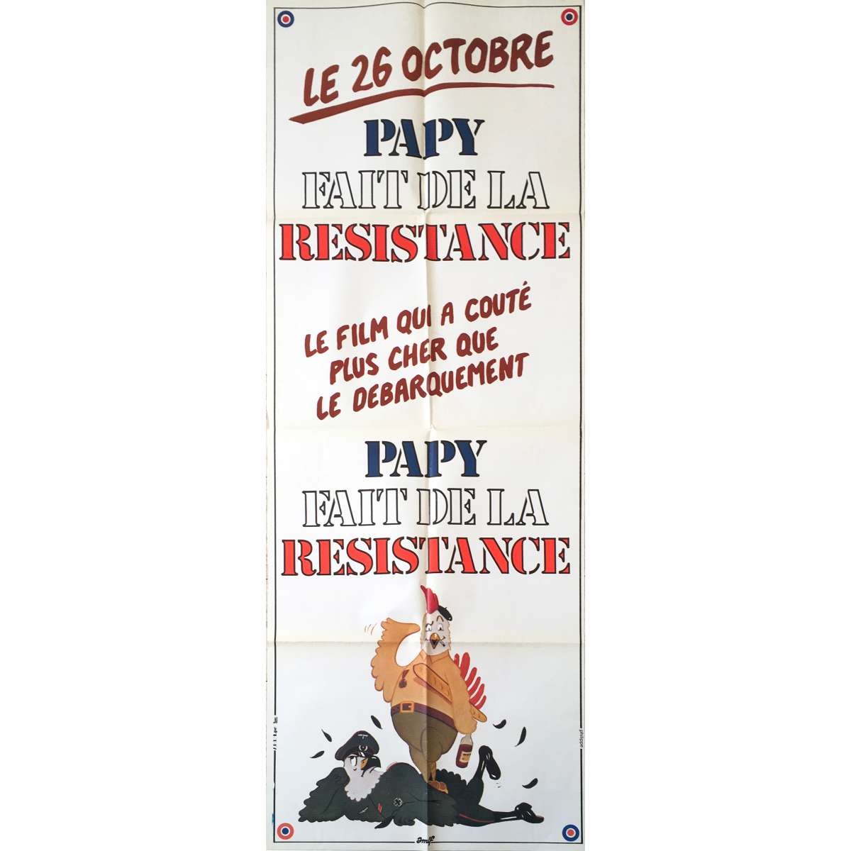 Affiche de cinéma Française de PAPY FAIT DE LA RESISTANCE