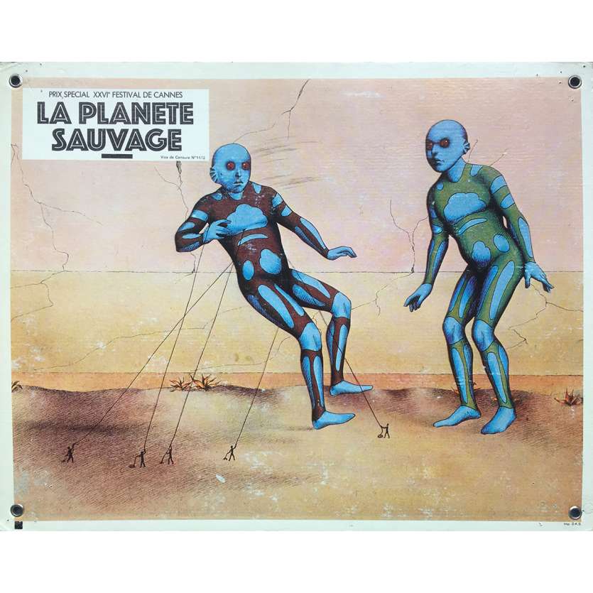 FANTASTIC PLANET Original Lobby Card N09 - 9,5x13,5 in. - 1973 - René Laloux, Barry Bostwick