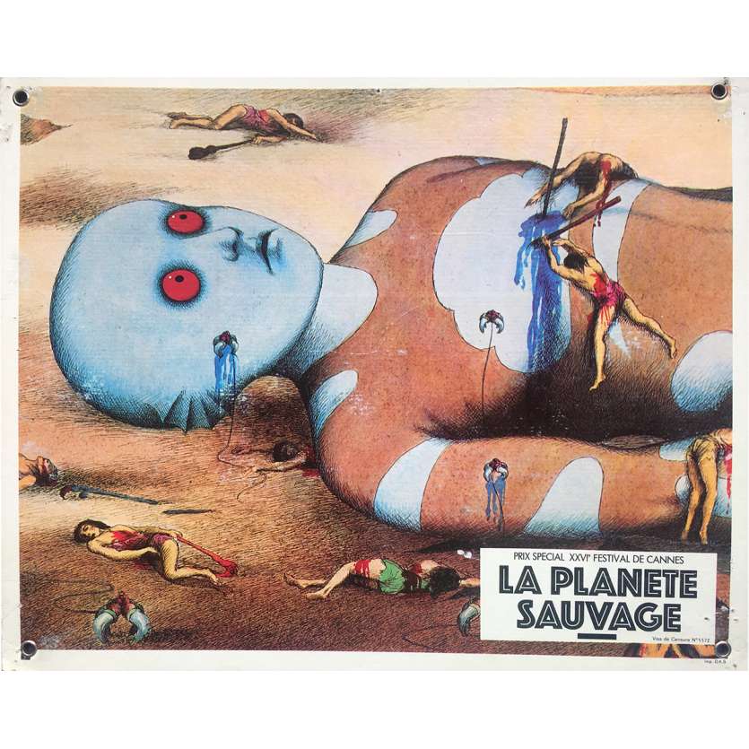 FANTASTIC PLANET Original Lobby Card N08 - 9,5x13,5 in. - 1973 - René Laloux, Barry Bostwick