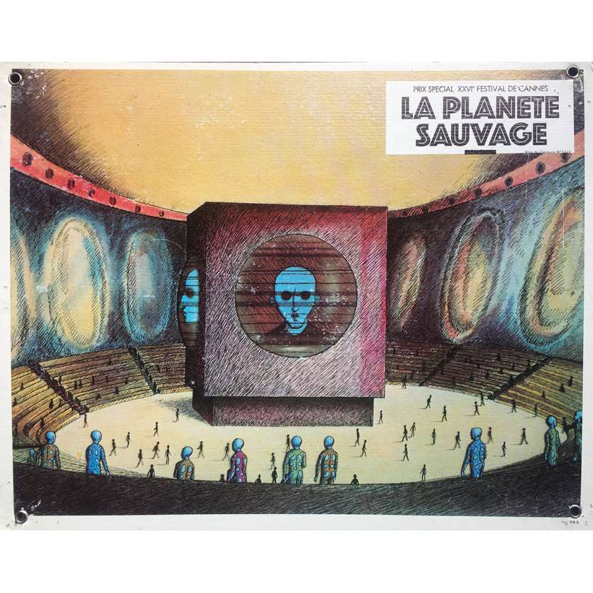 FANTASTIC PLANET Original Lobby Card N02 - 9,5x13,5 in. - 1973 - René Laloux, Barry Bostwick
