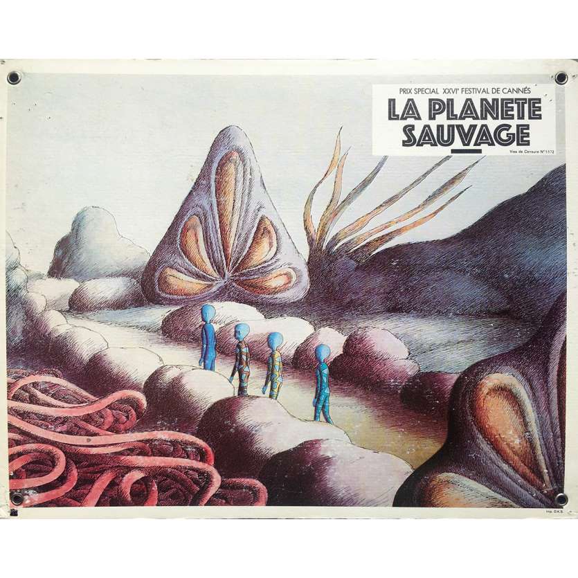 FANTASTIC PLANET Original Lobby Card N01 - 9,5x13,5 in. - 1973 - René Laloux, Barry Bostwick