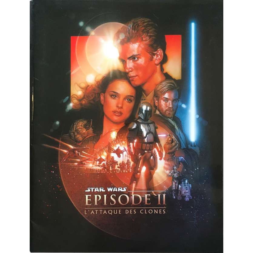 STAR WARS - ATTACK OF THE CLONES Original Pressbook 56p - 9x12 in. - 2002 - George Lucas, Natalie Portman