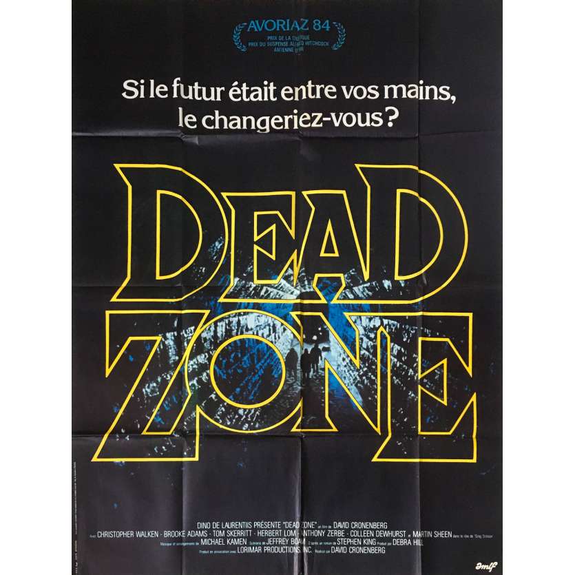 DEAD ZONE Affiche de film  - 120x160 cm. - 1984 - Christopher Walken, David Cronenberg