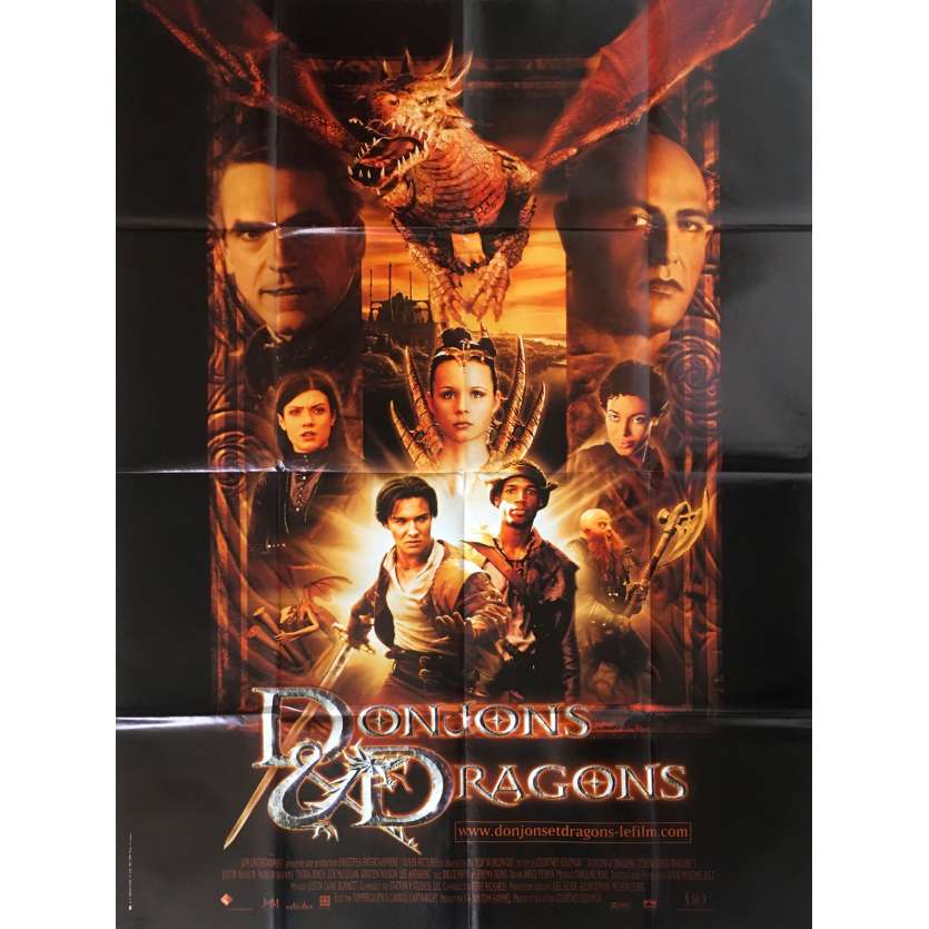 DUNGEONS AND DRAGONS Original Movie Poster  - 47x63 in. - 2000 - Courtney Solomon, Jeremy Irons