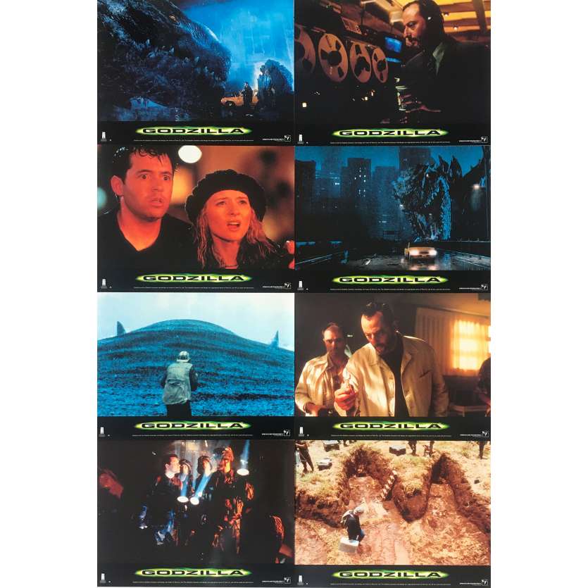 GODZILLA Original Lobby Cards  - 9x12 in. - 2014 - Gareth Edwards, Bruan Cranston