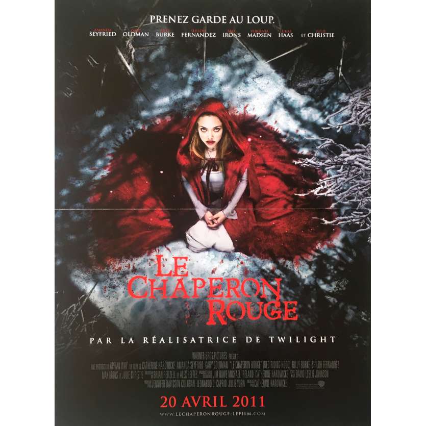 LE CHAPERON ROUGE Affiche de film - 40x60 cm. - 2011 - Amanda Seyfried, Catherine Hardwicke