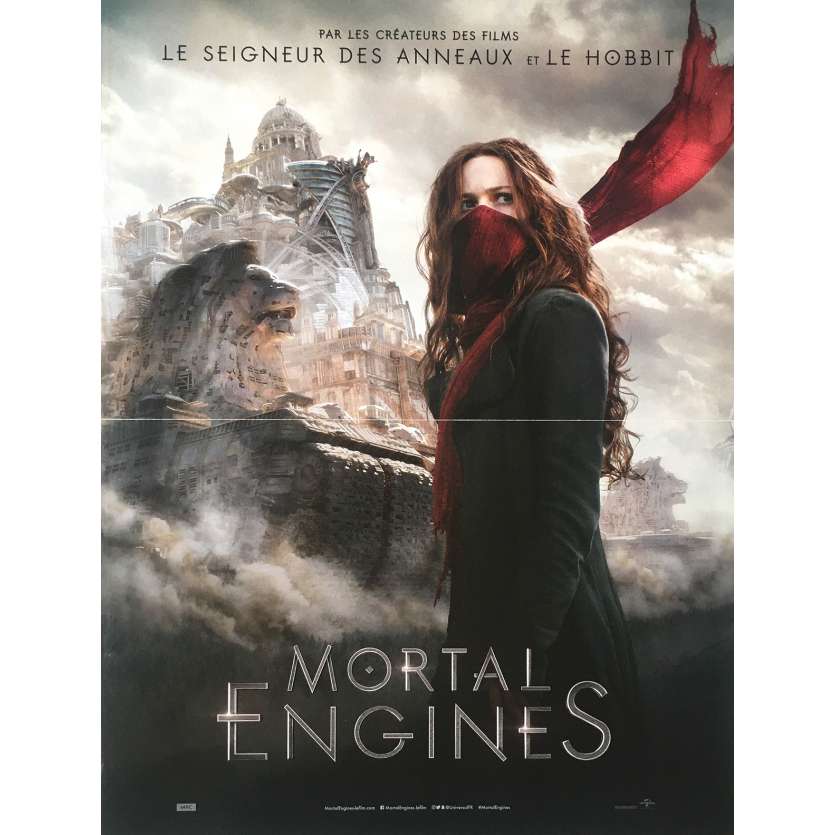 MORTAL ENGINES Affiche de film - 40x60 cm. - 2018 - Hera Hilmar, Christian Rivers