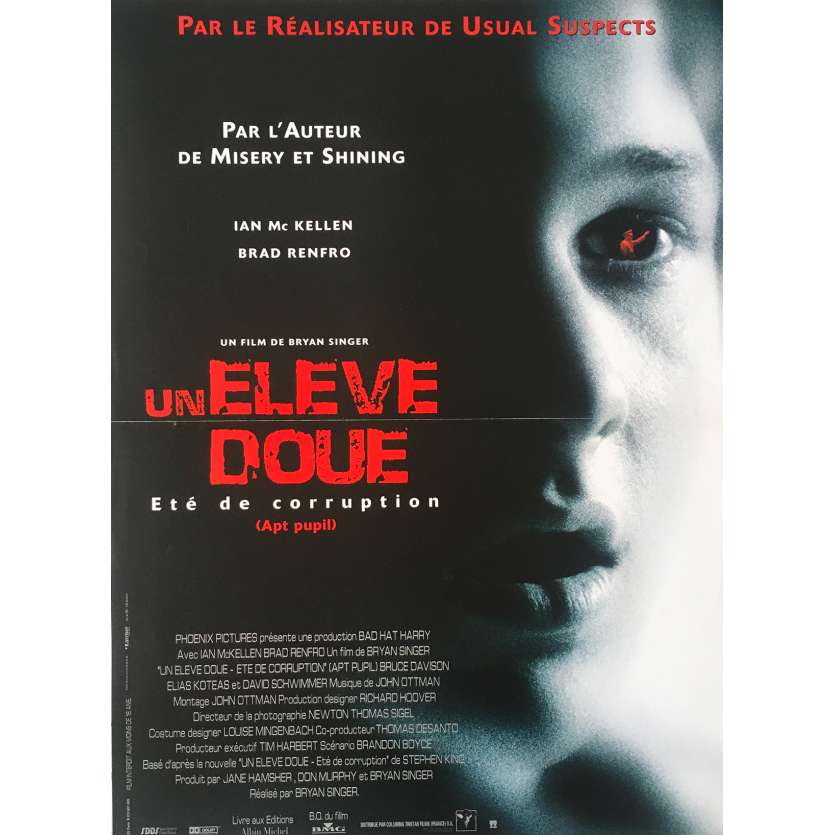 UN ELEVE DOUE Affiche de film - 40x60 cm. - 1998 - Ian McKellen, Bryan Singer