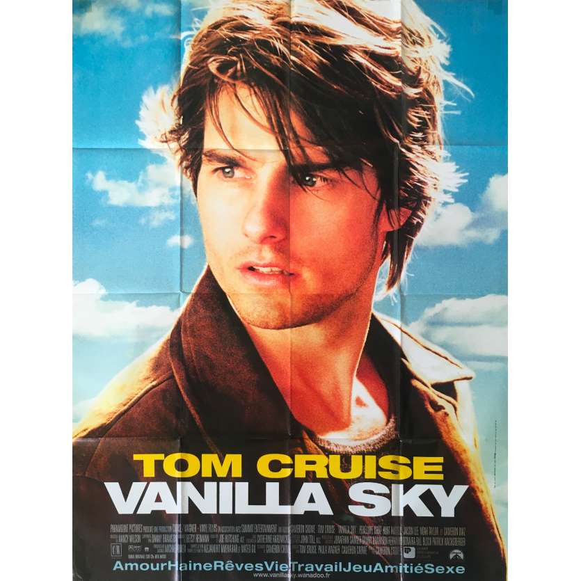 VANILLA SKY Affiche de film - 120x160 cm. - 2001 - Tom Cruise, Cameron Crowe