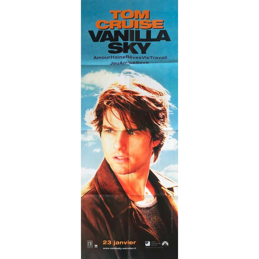 VANILLA SKY Original Movie Poster  - 23x63 in. - 2001 - Cameron Crowe, Tom Cruise