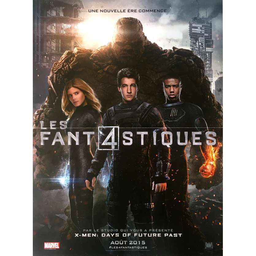 FANTASTIC FOUR Original Movie Poster - 15x21 in. - 2015 - Josh Trank, Kate Mara