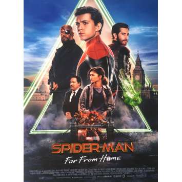 SPIDER-MAN FAR FROM HOME Original Movie Poster - 15x21 in. - 2019 - Jon Watts, Tom Holland