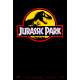 JURASSIC PARK Original Movie Poster Yellow Teaser - 27x41 in. - 1993 - Steven Spielberg, Sam Neil