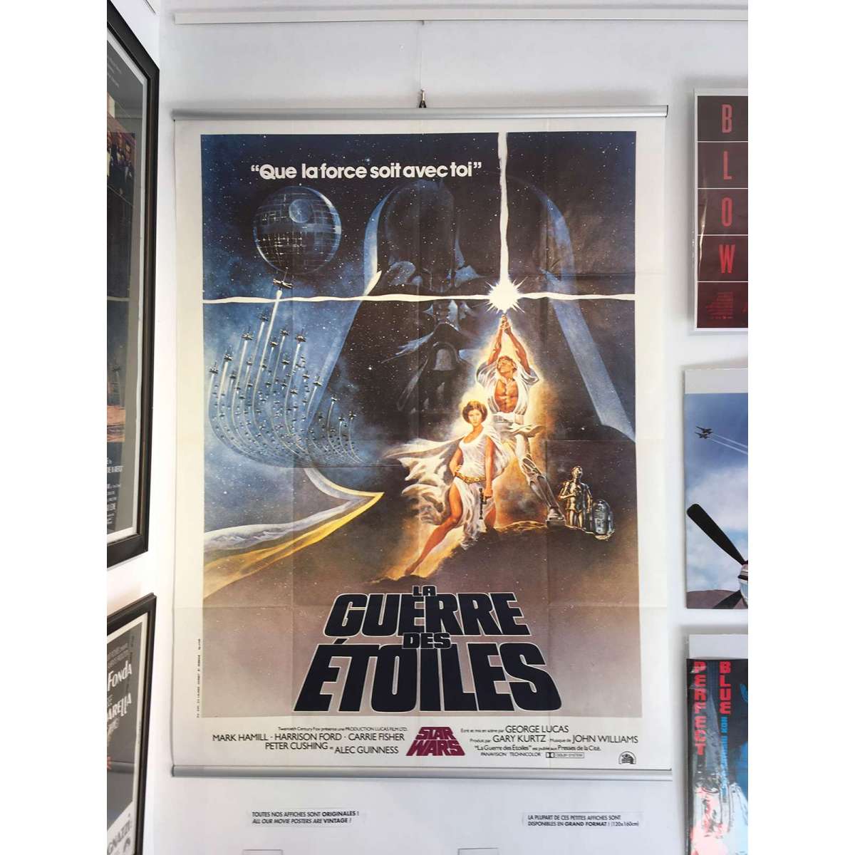 Star Wars La Guerre Des Etoiles Affiche de STAR WARS - LA GUERRE DES ETOILES / STAR WARS - A NEW HOPE