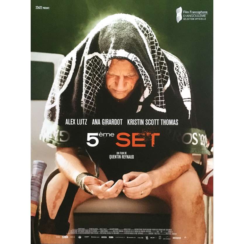 FIFTH SET Original Movie Poster - 15x21 in. - 2020 - Quentin Reynaud, Alex Lutz