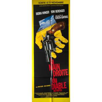 LA MAIN DROITE DU DIABLE Affiche de film - 60x160 cm. - 1988 - Debra Winger, Costa Gavras