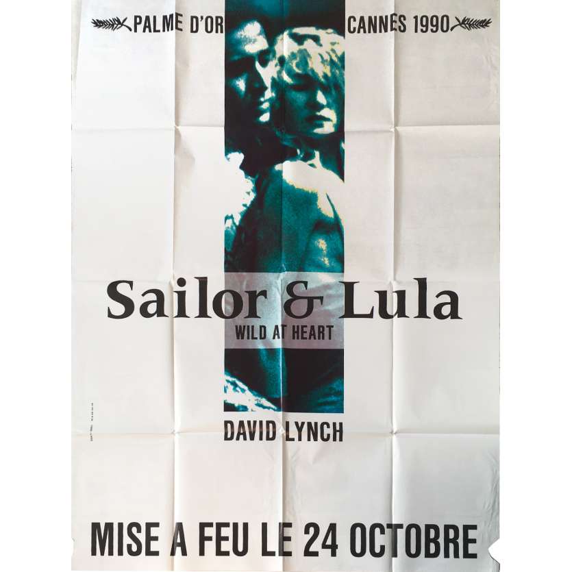 WILD AT HEART Original Movie Poster - 47x63 in. - 1990 - David Lynch, Nicolas Cage