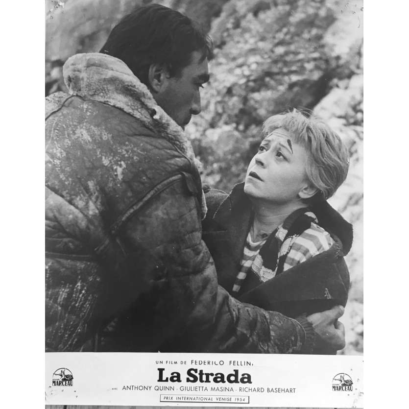 LA STRADA Photo de film - 24x30 cm. - 1954 - Anthony Quinn, Giulietta Masina, Federico Fellini