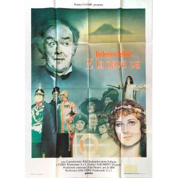 ET VOGUE LE NAVIRE Affiche de film - 100x140 cm. - 1983 - Freddie Jones, Federico Fellini ET VOGUE LE NAVIRE Affiche de film - 100x140 cm. - 1983 - Freddie Jones, Federico Fellini
