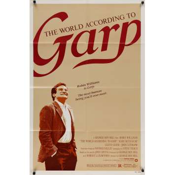 LE MONDE SELON GARP Affiche de film - 69x102 cm. - 1982 - Robin Williams, George Roy Hill
