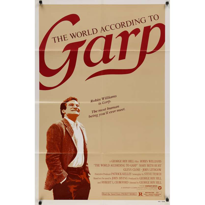 LE MONDE SELON GARP Affiche de film  - 69x102 cm. - 1982 - Robin Williams, George Roy Hill