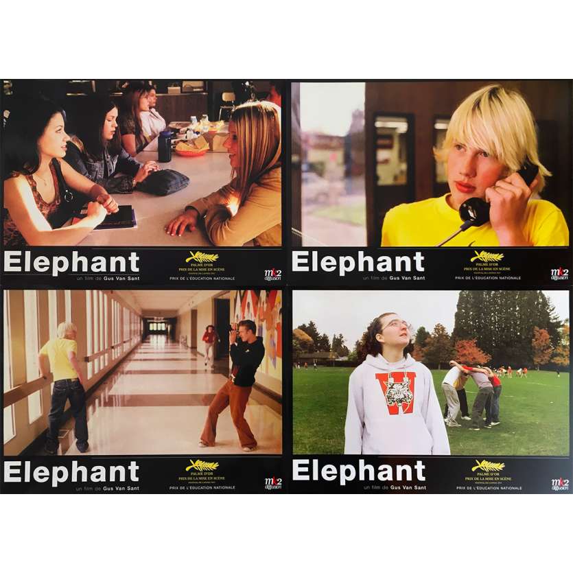 ELEPHANT Photos de film x4 - 21x30 cm. - 2003 - Elias McConnell,, Gus Van Sant
