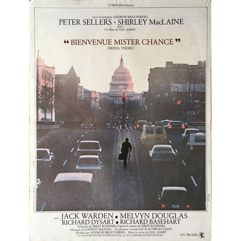 BIENVENUE  MISTER CHANCE Affiche de film  - 40x60 cm. - 1979 - Peter Sellers, Hal Ashby
