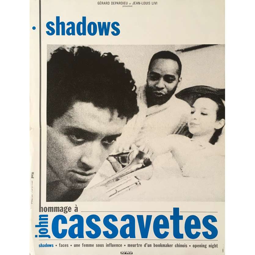 SHADOWS Original Movie Poster  - 15x21 in. - 1958 - John Cassavetes, Ben Carruthers