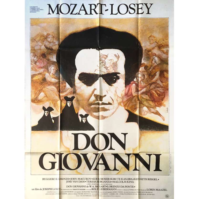 DON GIOVANNI Original Movie Poster  - 47x63 in. - 1979 - Joseph Losey, Ruggero Raimondi