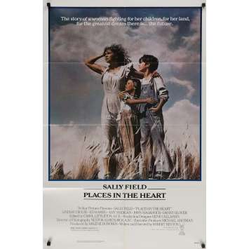 PLACES IN THE HEART Original Movie Poster - 27x40 in. - 1984 - Robert Benton, Sally Field