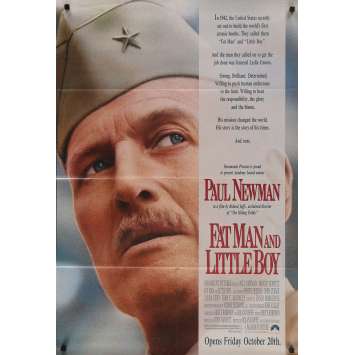 FAT MAN AND LITTLE BOY Original Movie Poster - 27x40 in. - 1989 - Roland Joffé, Paul Newman