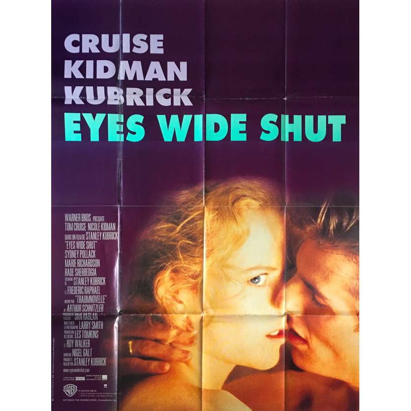 EYES WIDE SHUT Affiche de film  - 120x160 cm. - 1999 - Tom Cruise, Nicole Kidman, Stanley Kubrick