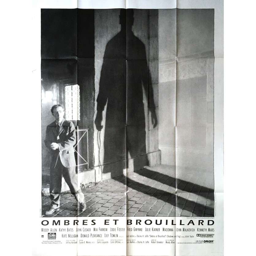 SHADOWS AND FOG Original Movie Poster - 47x63 in. - 1991 - Woody Allen, Mia Farrow