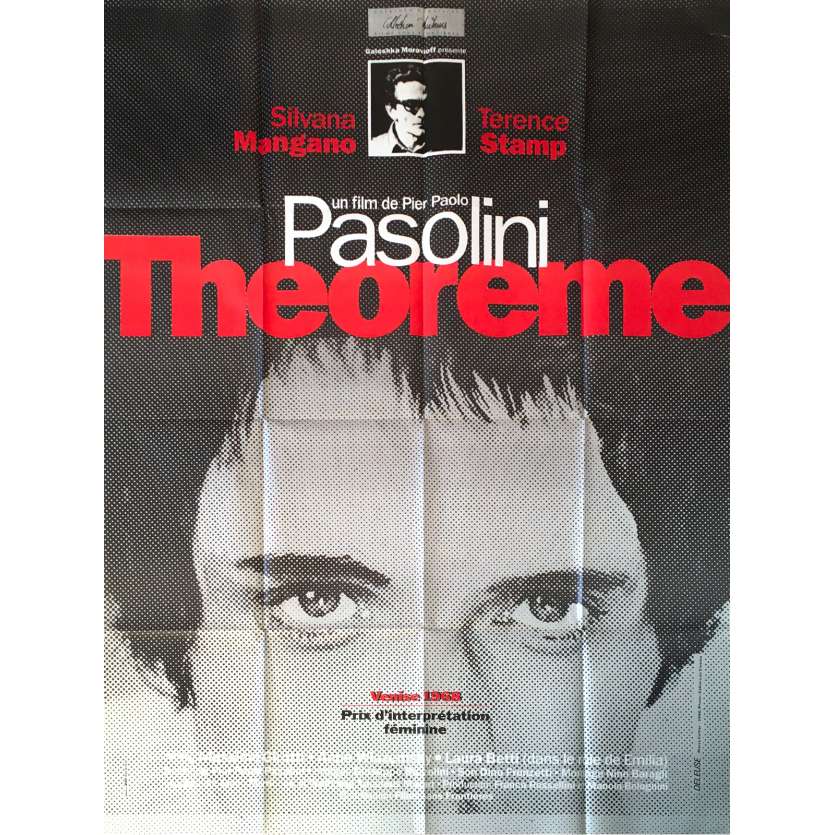 THEOREM Original Movie Poster - 47x63 in. - 1968 - Pier Paolo Pasolini, Terence Stamp