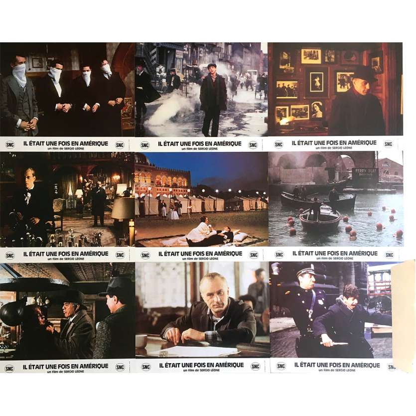 ONCE UPON A TIME IN AMERICA Original Lobby Card Set -1984 - Sergio Leone, James Woods, De Niro