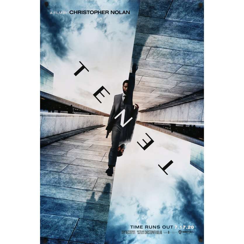 TENET Affiche de film Teaser US - 69x102 - 2020 - Christopher Nolan