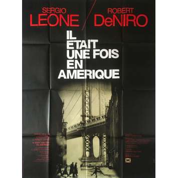 IL ETAIT UNE FOIS EN AMERIQUE Affiche de film 120x160 cm - 1984 - Robert de Niro, Sergio Leone